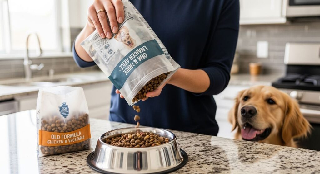 ¿Cómo cambiar el alimento de un perro?