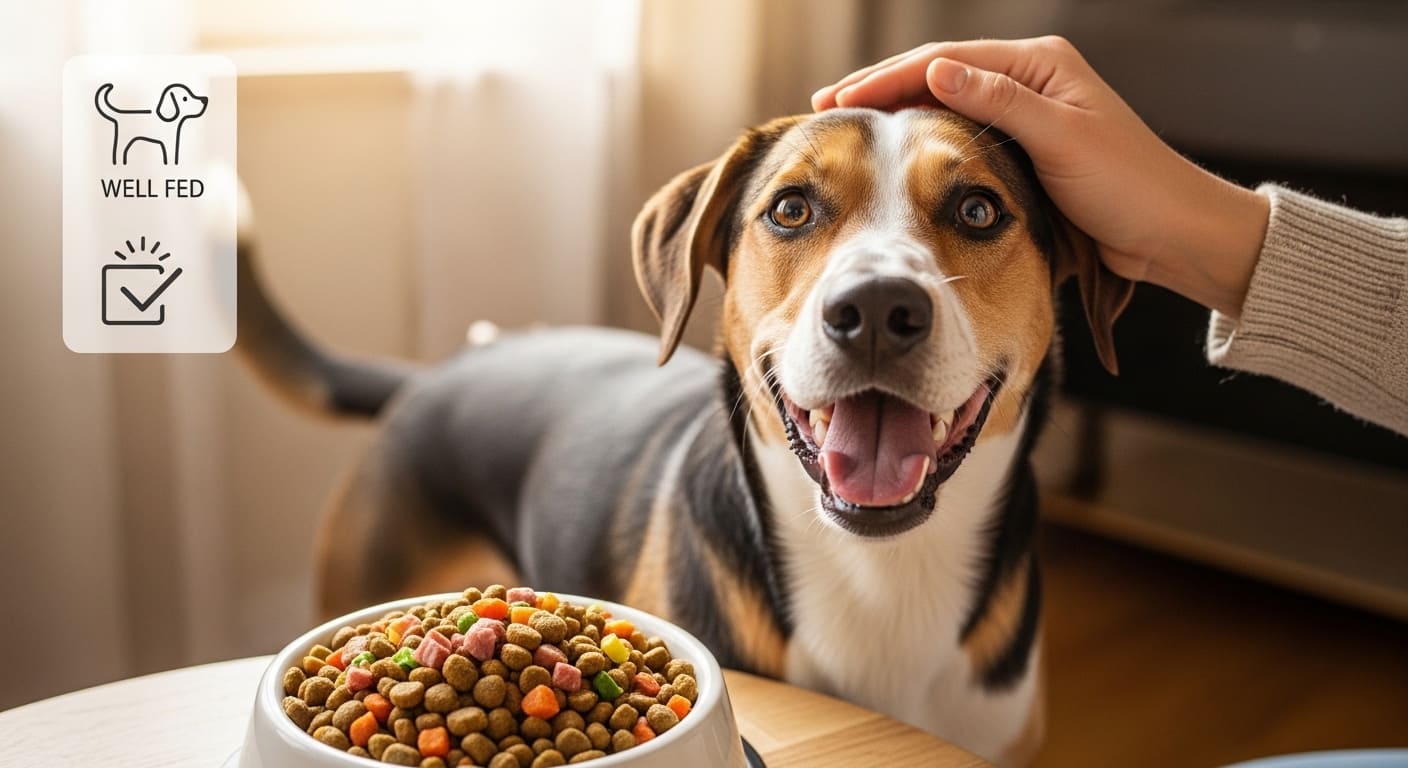 ¿Cómo saber si mi perro está bien alimentado?