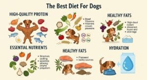 ¿Cuál es la mejor dieta para perros?