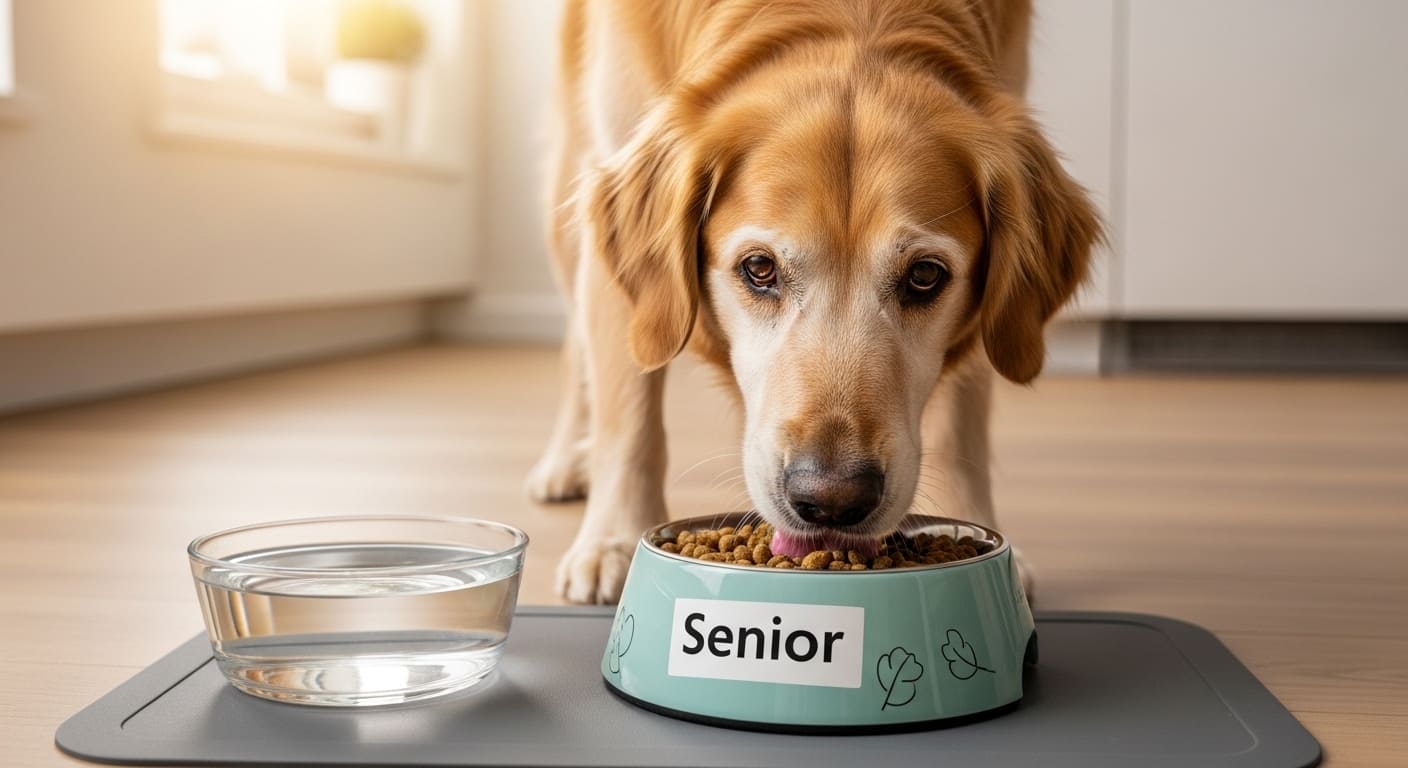 ¿Qué debe comer un perro senior?
