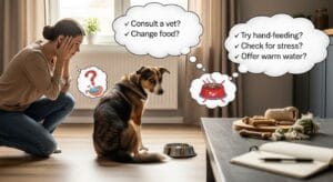 ¿Qué hacer si mi perro no quiere comer?