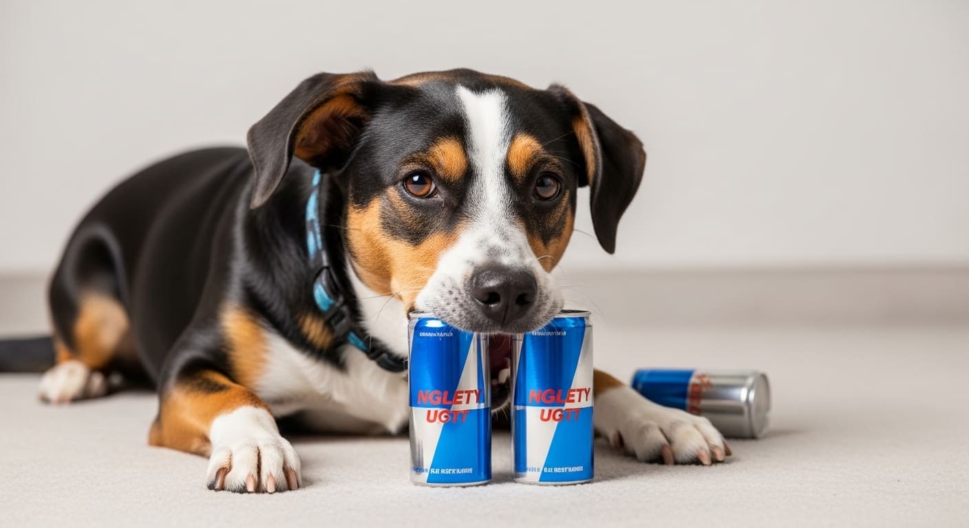 ¿Los perros pueden tomar bebidas energéticas?