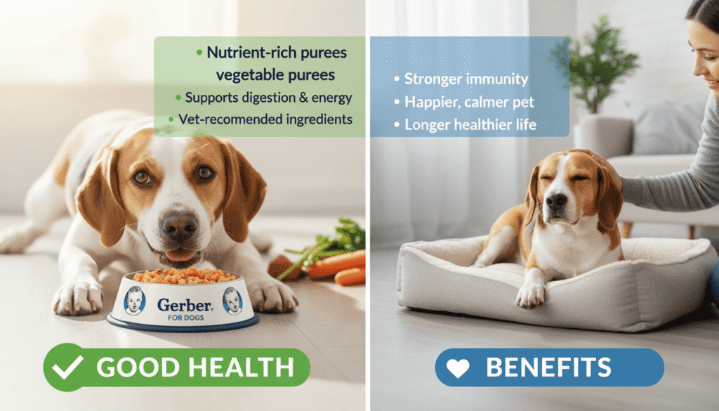 gerber para perros beneficios