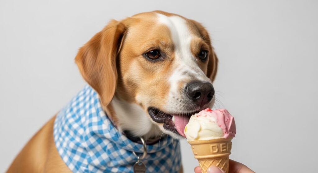 ¿Los perros pueden comer helado?