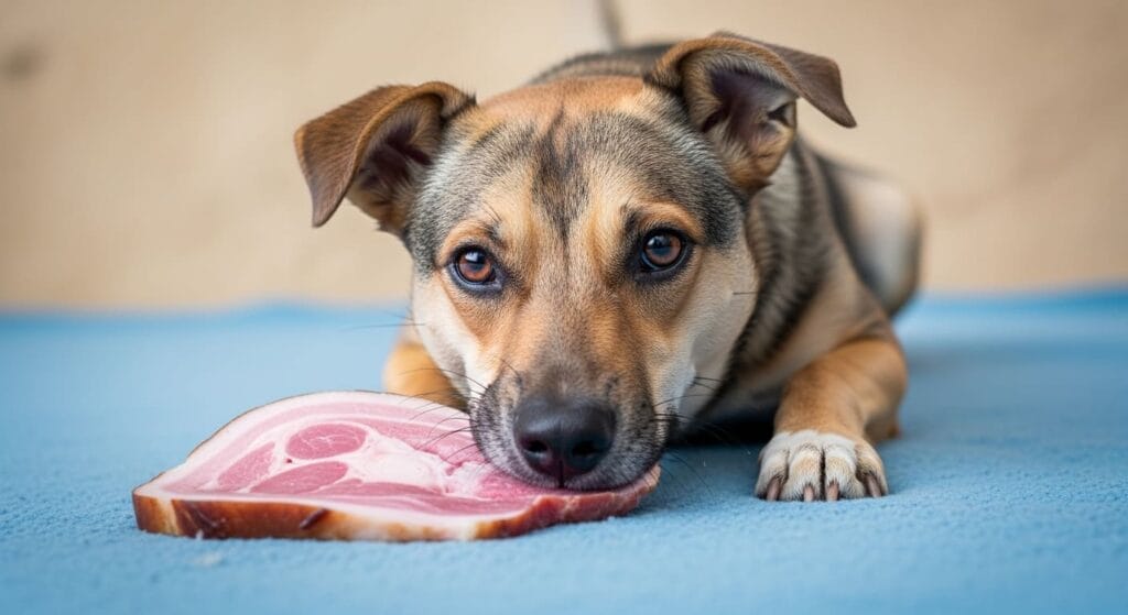 ¿Los perros pueden comer jamón?