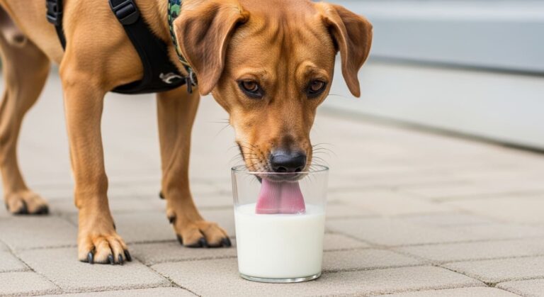 ¿Los perros pueden beber leche?