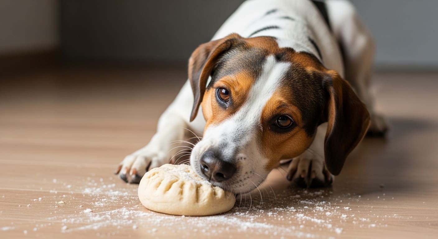 ¿Los perros pueden comer masa cruda?