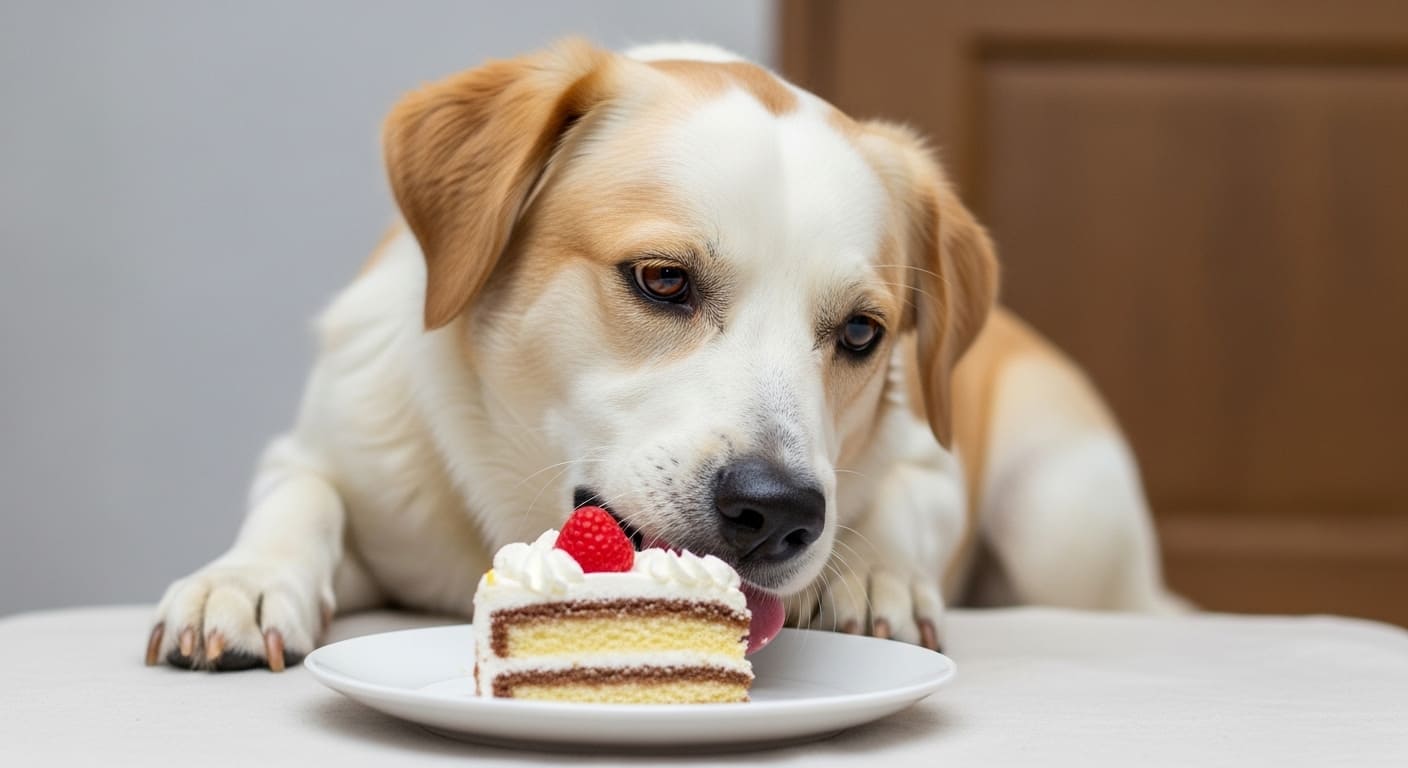 ¿Los perros pueden comer pastel?