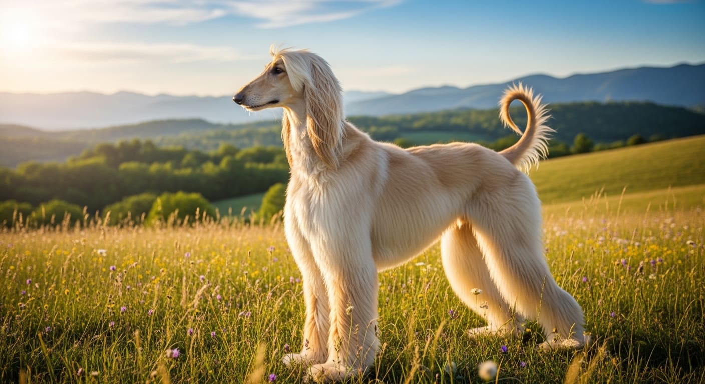 Perro lebrel afgano