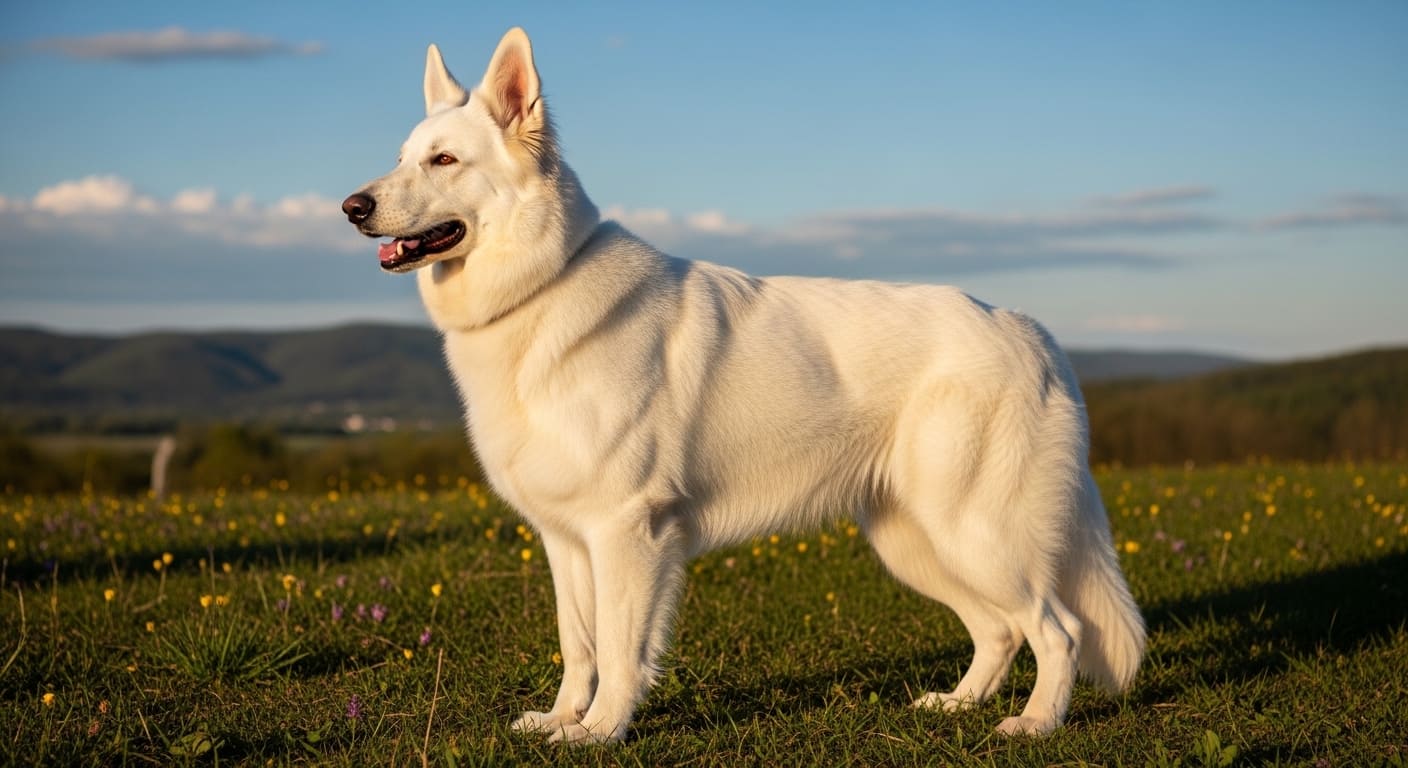 Perro pastor blanco suizo