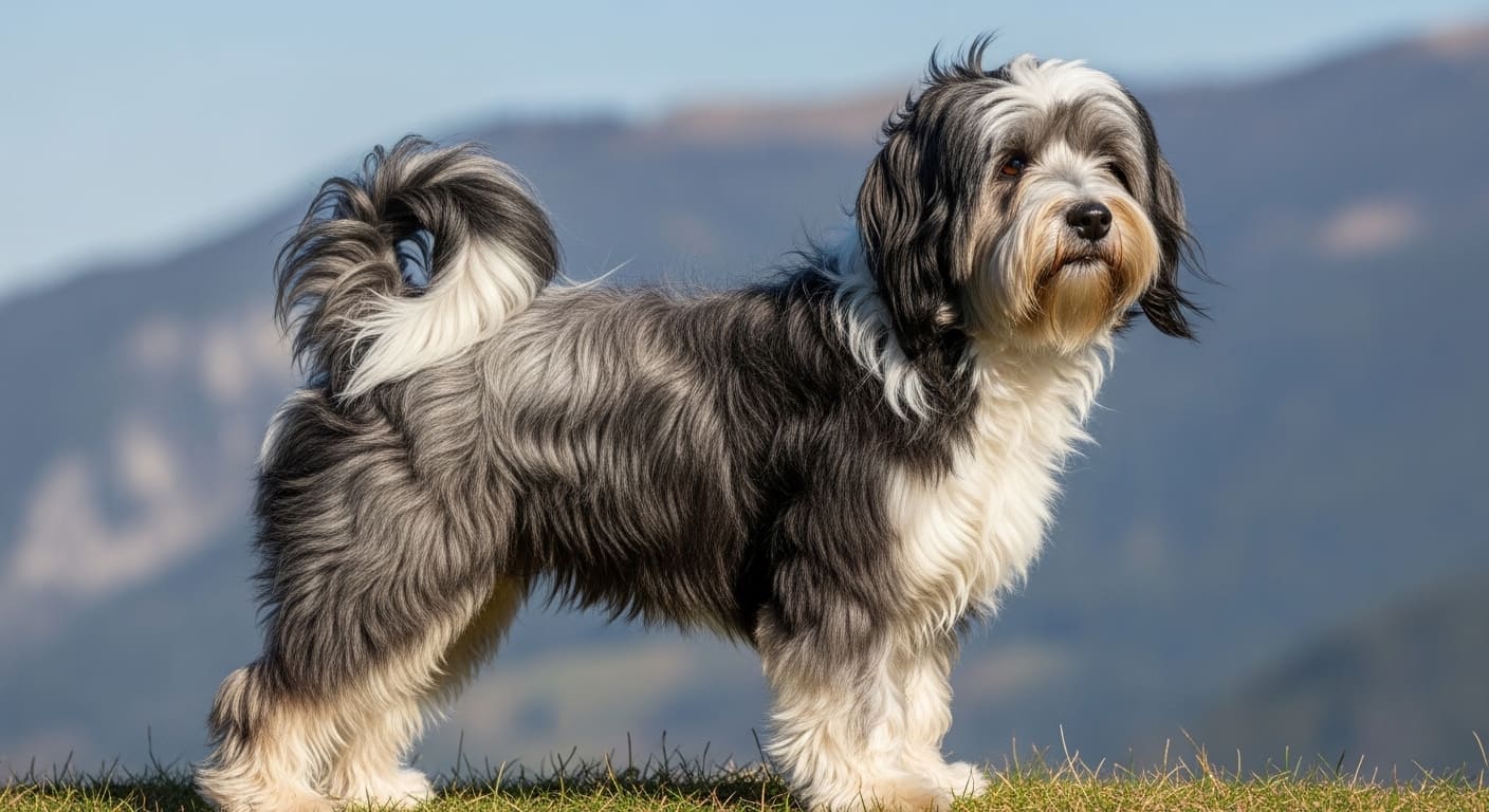 Perro terrier tibetano