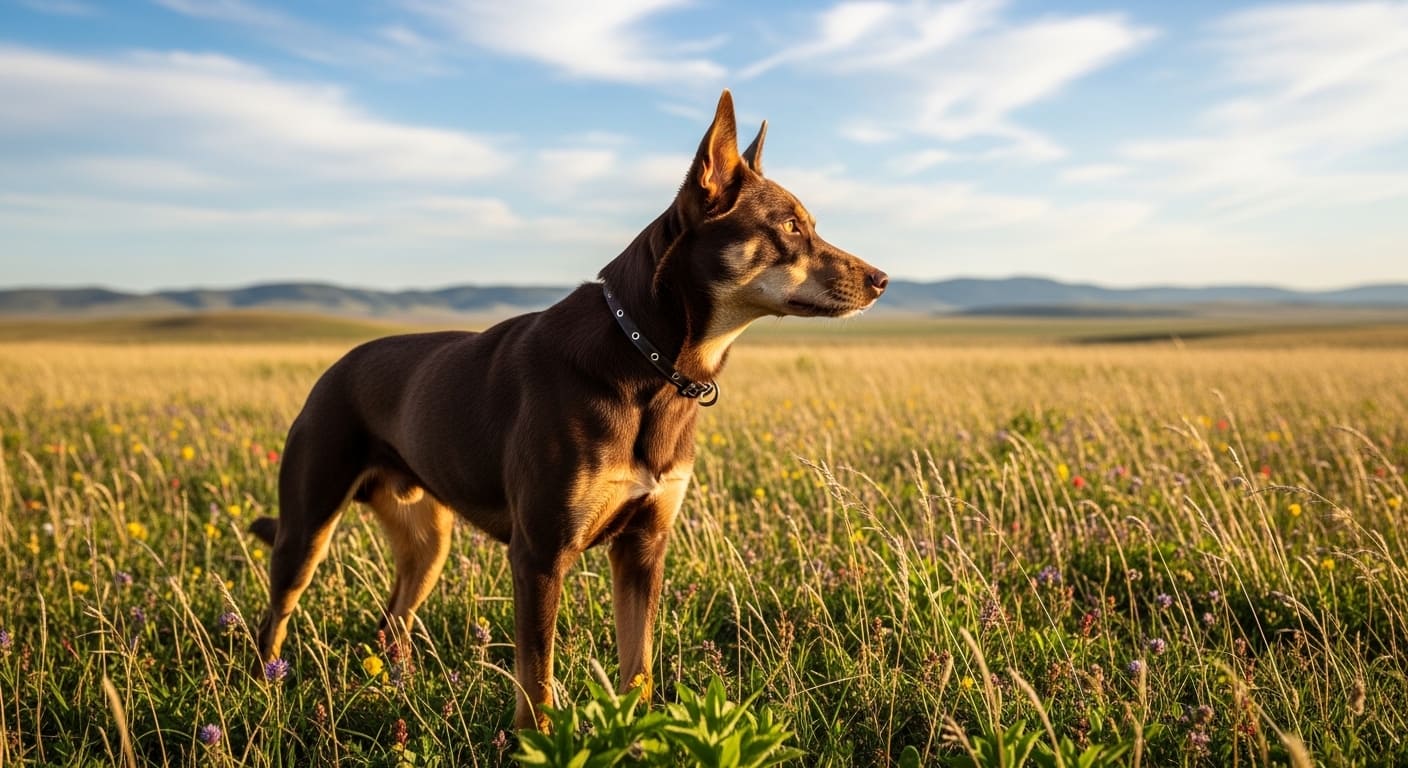 Perro kelpie australiano