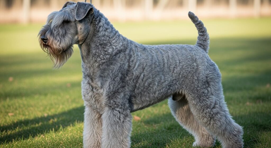 Perro kerry blue terrier