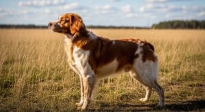 Perro spaniel bretón