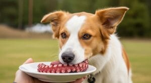 Sí, los perros pueden comer pulpo si está bien cocido, sin sal, sin aceite y en pequeñas cantidades. Este marisco contiene proteínas y minerales que pueden ser beneficiosos para los perros cuando se ofrece ocasionalmente. En este artículo aprenderás si el pulpo es seguro para los perros, qué beneficios nutricionales puede aportar, cuáles son sus riesgos y cuál es la cantidad adecuada según el tamaño de tu mascota. Tabla resumen: ¿Los perros pueden comer pulpo? Aspecto Respuesta rápida ¿Es seguro? Sí, si está bien cocido y sin condimentos Beneficios Proteína magra, vitaminas B y minerales como hierro y selenio Riesgos Pulpo crudo, condimentos, textura dura o exceso de consumo Cantidad recomendada Pequeñas porciones ocasionales según el tamaño del perro Dato importante Debe cortarse en trozos pequeños para evitar atragantamiento ¿Los perros pueden comer pulpo de forma segura? El pulpo es un marisco rico en proteínas que puede ofrecerse ocasionalmente a los perros cuando se prepara correctamente. No es un alimento esencial en su dieta, pero puede servir como premio o complemento nutricional. Para que sea seguro, el pulpo debe servirse completamente cocido, sin sal, sin aceite y sin especias. Las preparaciones comunes para humanos, como pulpo con salsas, ajo o condimentos, pueden causar irritación digestiva o problemas de salud en los perros. Beneficios del pulpo para perros Consumido con moderación, el pulpo puede aportar algunos nutrientes útiles para la salud de los perros. Vitaminas El pulpo contiene varias vitaminas importantes del grupo B, entre ellas: Vitamina B12 Vitamina B6 Niacina (vitamina B3) Riboflavina (vitamina B2) Estas vitaminas ayudan al metabolismo energético, al sistema nervioso y a la producción de glóbulos rojos. Minerales Entre los minerales presentes en el pulpo destacan: Hierro Selenio Fósforo Cobre Zinc Estos minerales participan en funciones importantes como el transporte de oxígeno, el sistema inmunológico y el metabolismo celular. Propiedades nutricionales El pulpo presenta algunas características nutricionales relevantes: Proteína de alta calidad Bajo contenido de grasa Buena digestibilidad cuando está bien cocido Efectos positivos Consumido ocasionalmente puede contribuir a: Mantener la masa muscular Apoyar el metabolismo del perro Aportar variedad en la fuente de proteínas Sin embargo, debe ofrecerse solo como complemento y no como sustituto del alimento completo para perros. Riesgos del pulpo para perros Aunque puede ser seguro en pequeñas cantidades, el pulpo también presenta algunos riesgos si se ofrece de forma incorrecta. Cuándo es peligroso El pulpo puede ser peligroso cuando: Se ofrece crudo o poco cocido Está preparado con sal, aceite o especias Se sirve en trozos grandes o duros El perro consume grandes cantidades El perro tiene alergia a mariscos El pulpo crudo puede contener bacterias o parásitos que pueden causar problemas digestivos. Síntomas de intoxicación o reacción adversa Si un perro consume pulpo en mal estado o en exceso puede presentar: Vómitos Diarrea Letargo Dolor abdominal Falta de apetito En algunos casos también pueden aparecer reacciones alérgicas como picazón o inflamación. Contraindicaciones El pulpo debe evitarse o limitarse en perros con: Alergia a mariscos Problemas digestivos crónicos Enfermedad renal Dietas veterinarias restringidas Qué perros NO deben comer pulpo No se recomienda ofrecer pulpo a: Perros con alergia a mariscos Perros con antecedentes de pancreatitis Perros con enfermedad renal avanzada Perros con sensibilidad digestiva severa Cantidad recomendada de pulpo para perros El pulpo debe ofrecerse solo como un alimento ocasional dentro de una dieta equilibrada. Por peso del perro Perros pequeños: 1–2 trozos pequeños de pulpo cocido Perros medianos: 3–4 trozos pequeños Perros grandes: hasta 1 taza de pulpo cocido ocasionalmente Frecuencia Una vez cada una o dos semanas como máximo Siempre como complemento, no como alimento principal Forma correcta de servir El pulpo debe ofrecerse: Bien cocido Sin sal ni condimentos Sin aceite ni salsas Cortado en trozos pequeños A temperatura ambiente Cómo ofrecer pulpo a tu perro paso a paso Compra pulpo fresco o congelado sin condimentos. Cocínalo completamente hervido o al vapor. Evita añadir sal, aceite o especias durante la cocción. Deja enfriar el pulpo antes de servir. Corta en trozos pequeños adecuados para el tamaño del perro. Ofrece una pequeña cantidad como prueba. Observa cualquier reacción digestiva durante las siguientes horas. Señales de alerta después de comer pulpo Después de ofrecer pulpo por primera vez, es importante observar al perro. Las señales de alerta incluyen: Vómitos Diarrea Letargo Dolor abdominal Falta de apetito Abdomen inflamado Si los síntomas son intensos o duran más de 24 horas, se recomienda consultar al veterinario. Preguntas frecuentes (FAQ) ¿Los cachorros pueden comer pulpo? Sí, los cachorros pueden comer pulpo cocido en pequeñas cantidades, siempre sin condimentos y en trozos muy pequeños. ¿Con qué frecuencia pueden comer pulpo los perros? Lo más recomendable es ofrecerlo ocasionalmente, aproximadamente una vez cada una o dos semanas. ¿Los perros pueden comer pulpo crudo? No se recomienda. El pulpo crudo puede contener bacterias o parásitos que pueden provocar problemas digestivos. ¿Qué pasa si mi perro come mucho pulpo? El exceso puede provocar vómitos, diarrea o molestias digestivas debido a su textura y contenido proteico. ¿Los perros pueden comer pulpo con salsa o condimentos? No. Las preparaciones con sal, ajo, aceite o especias pueden ser perjudiciales para los perros.