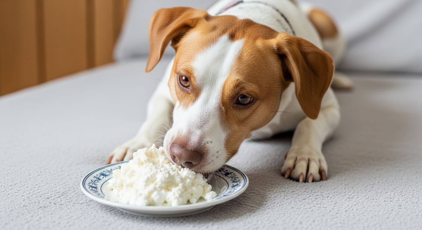 ¿Los perros pueden comer requesón?