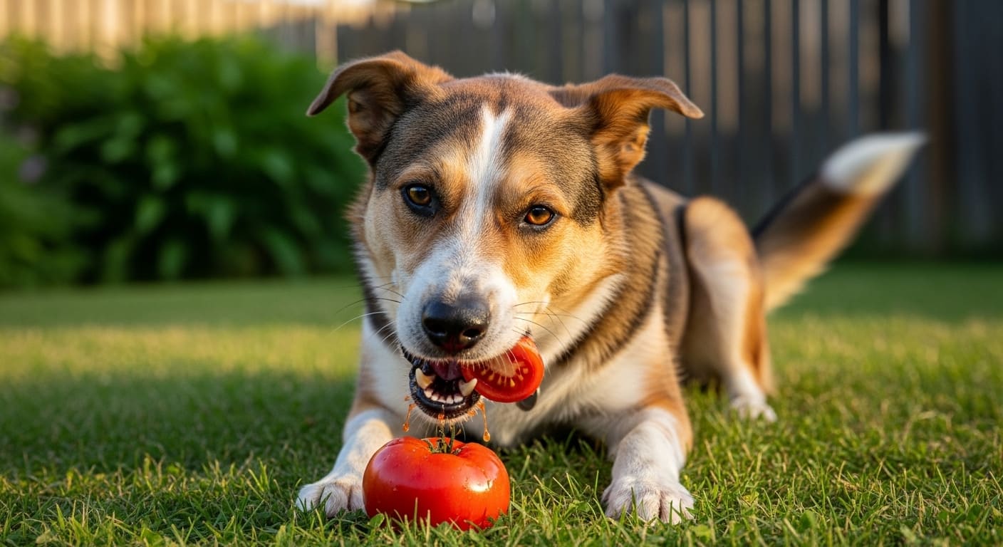 ¿Los perros pueden comer tomate?