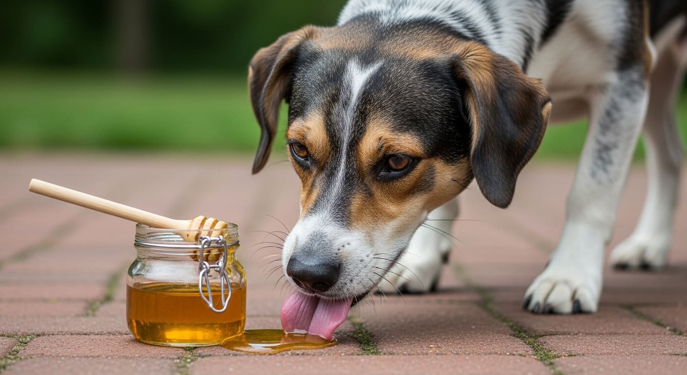 ¿Los perros pueden comer miel?