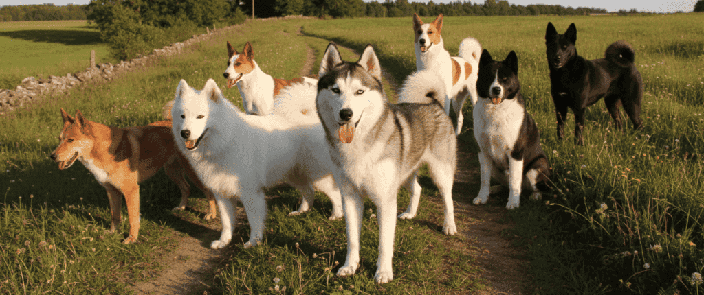 Perros spitz y tipos primitivos