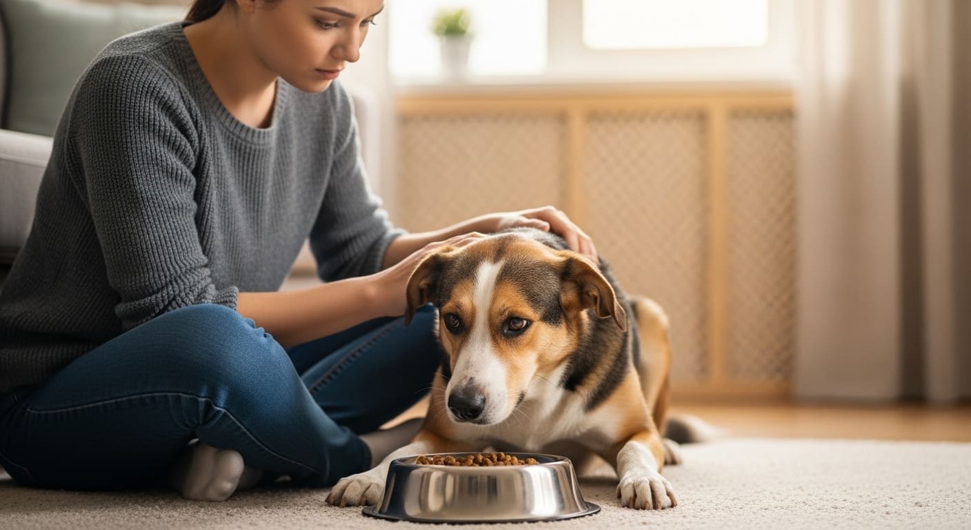 ¿Por qué mi perro no quiere comer?