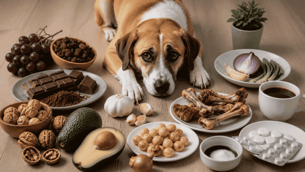 Alimentos peligrosos y tóxicos para perros