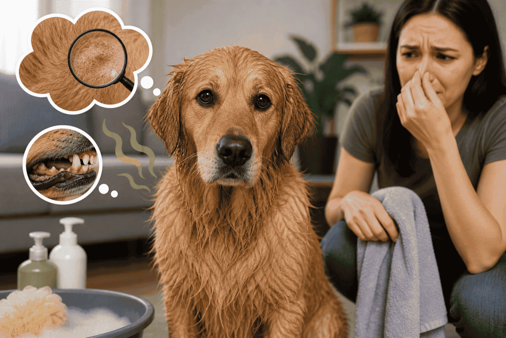 ¿Por qué mi perro huele mal aunque lo bañe? Causas, soluciones y cómo eliminar el mal olor definitivamente
