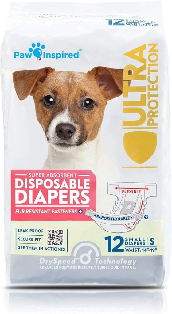 pañales para perros en celo