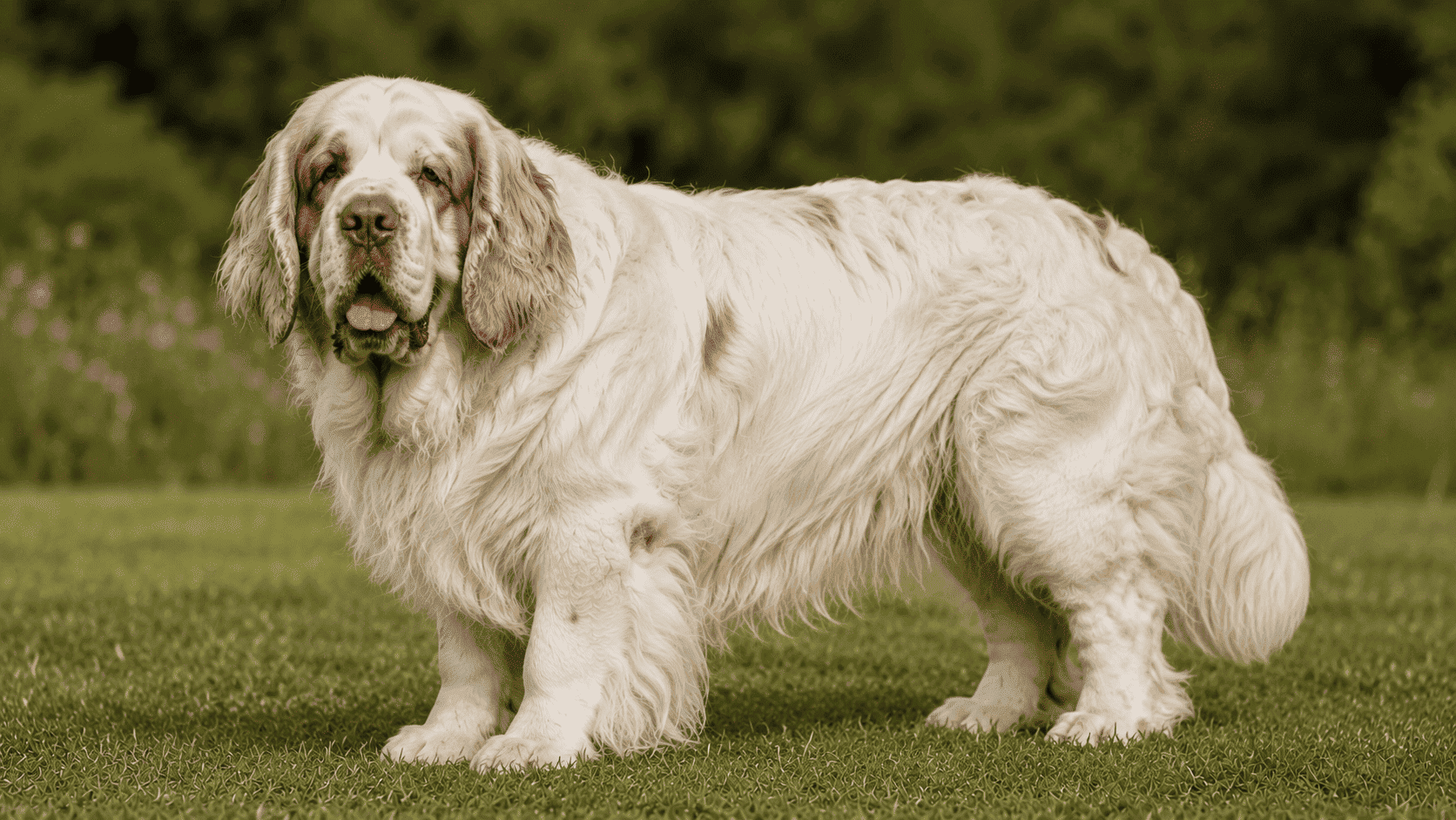 Perro Clumber Spaniel