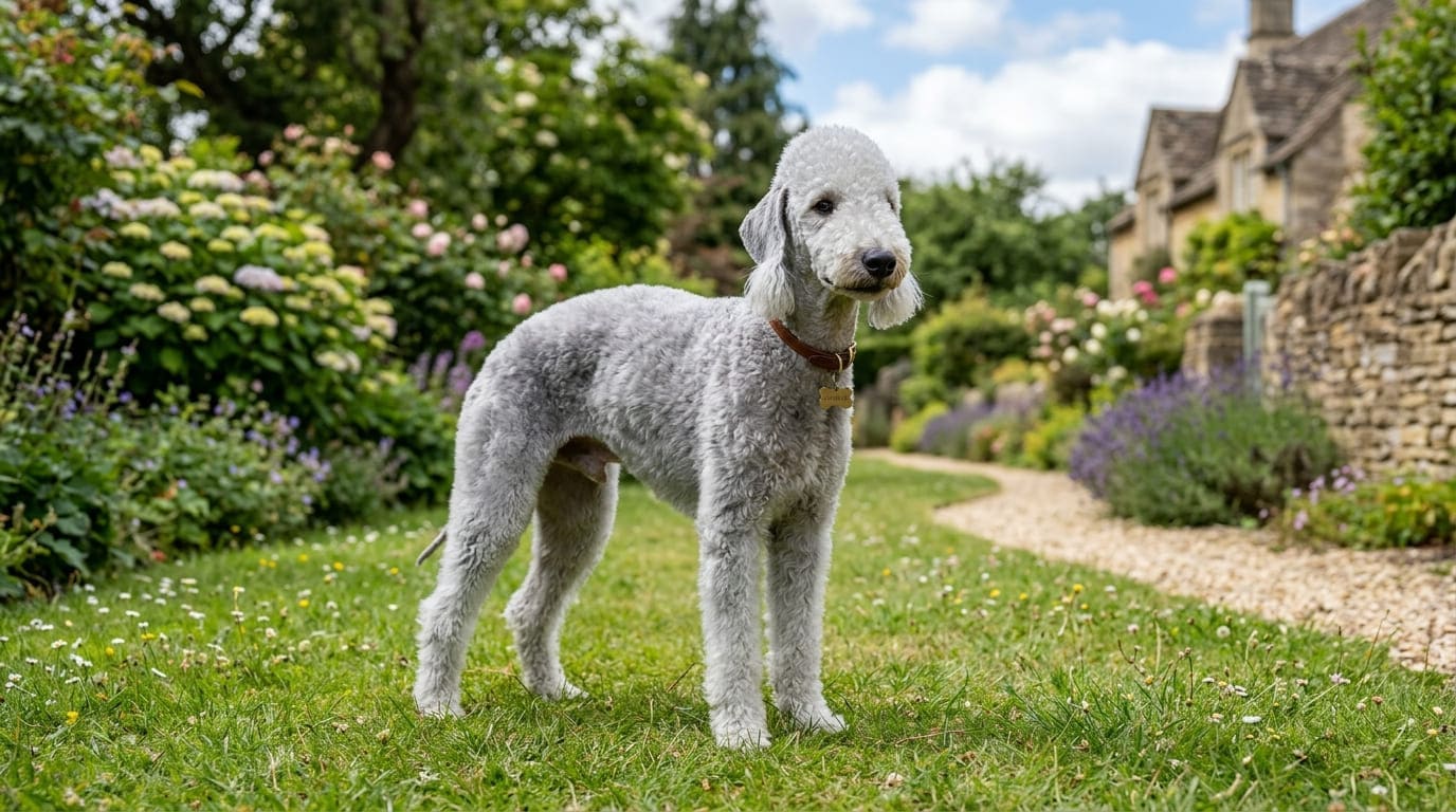 Perro Bedlington Terrier