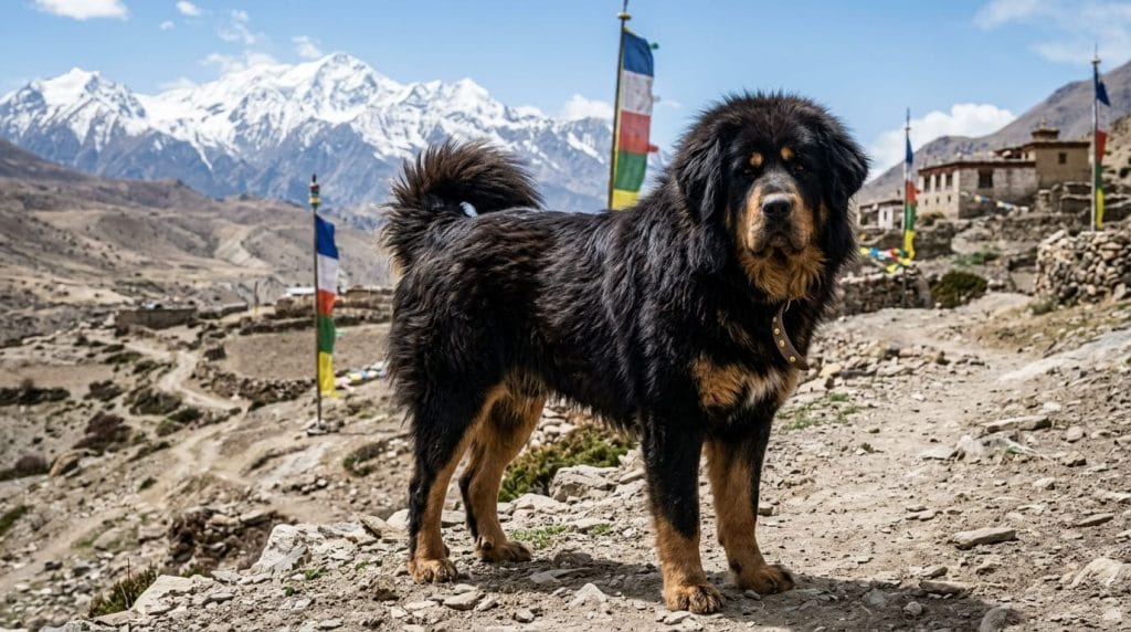 Perro Dogo del Tíbet