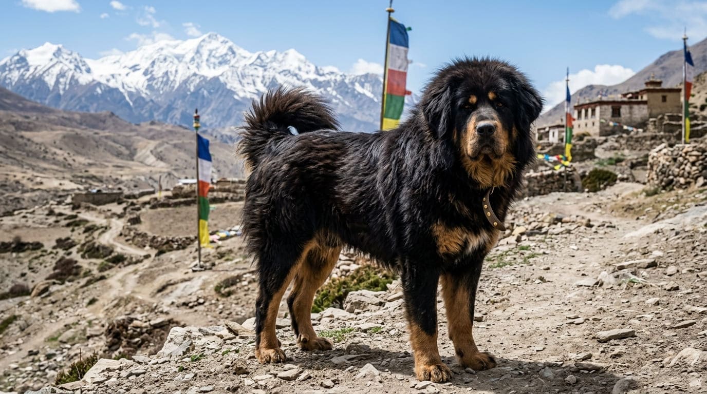 Perro Dogo del Tíbet