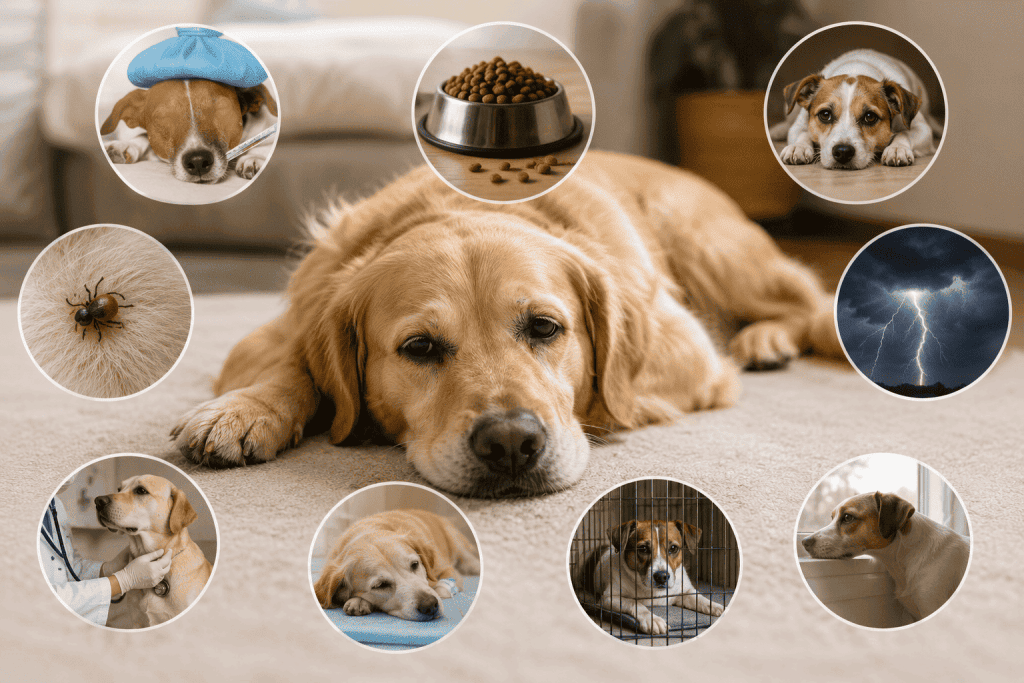 ¿Por qué mi perro está decaído?